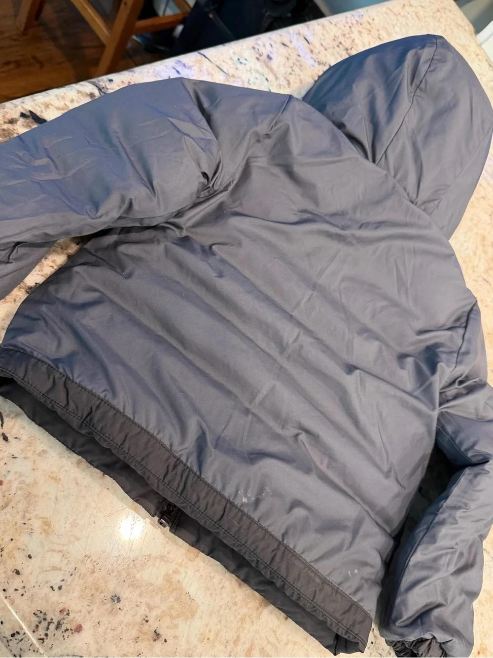 The North Face Kids Black Hooded Puffer Jacket